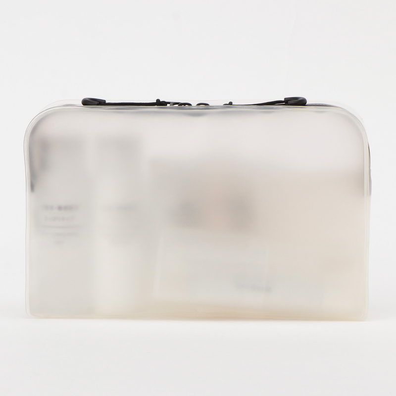 Muji cheap clear pouch